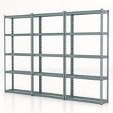 Tangkula 5-Tier Garage Storage Shelves, Heavy Duty Metal Storage Shelving Unit, 35.5" x 12" x 72"