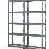Tangkula 5-Tier Garage Storage Shelves, Heavy Duty Metal Storage Shelving Unit, 27.5" L x 12" W x 66" H