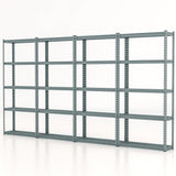 Tangkula 5-Tier Garage Storage Shelves, Heavy Duty Metal Storage Shelving Unit, 35.5" x 12" x 72"