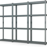 Tangkula 4-Tier Garage Storage Shelves for Warehouse Kitchen Pantry Basement, 27.5" x 12" x 60"