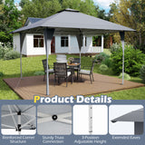 TANGKULA 13 X 13 FT Pop up Gazebo, Outdoor Canopy Tent