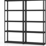 Tangkula 5-Tier Garage Storage Shelves, Heavy Duty Metal Storage Shelving Unit, 35.5" x 12" x 72"