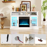 Tangkula Fireplace TV Stand for 40 Inch TV