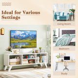 Tangkula TV Stand for 55 Inch TV