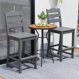 Tangkula Patio HDPE Barstool
