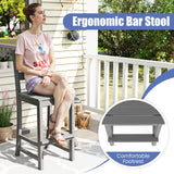 Tangkula Patio HDPE Barstool