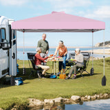 Tangkula 10x10 FT Pop up Canopy with Sidewall