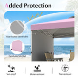 Tangkula 10x10 FT Pop up Canopy with Sidewall