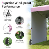 Tangkula 10x10 FT Pop up Canopy with Sidewall