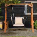 Outdoor Metal Porch Swing - Tangkula