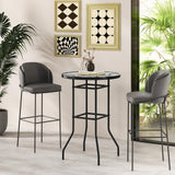 Tangkula Patio Bar Table