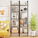 Tangkula 5-Tier Ladder Shelf with Anti-Tipping Kits