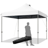 10' x 10' Pop Up Canopy Tent, Easy Set-up Outdoor Tent Commercial Instant Shelter