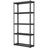 Tangkula 5-Tier Garage Storage Shelves, Heavy Duty Metal Storage Shelving Unit, 35.5" x 12" x 72"