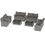 Tangkula 4/8 Pieces Patio Furniture Set