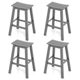 Tangkula Patio Bar Stools Set of 2/4