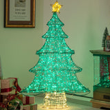 Tangkula 4 FT Lighted Artificial Christmas Tree