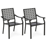 Tangkula Patio Dining Chairs Set