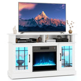 Tangkula Fireplace TV Stand for 40 Inch TV