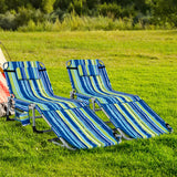 Tangkula Tanning Chair, Outdoor Folding Beach Lounge Chair with Face Hole