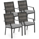 Tangkula Patio Wicker Chairs