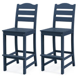 Tangkula Patio HDPE Barstool