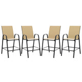 Tangkula Outdoor Bar Stools Set of 2/4 for Backyard Deck Pool
