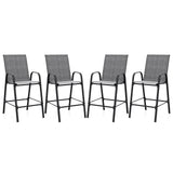 Tangkula Outdoor Bar Stools Set of 2/4 for Backyard Deck Pool