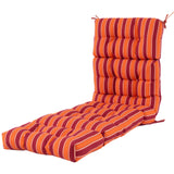 Tangkula  73 x 22 Inch Patio High Back Recliner Cushion with 4 String Ties