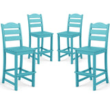 Tangkula Patio HDPE Barstool