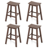 Tangkula Patio Bar Stools Set of 2/4