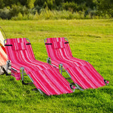 Tangkula Tanning Chair, Outdoor Folding Beach Lounge Chair with Face Hole