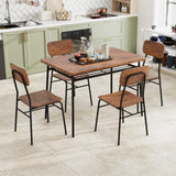 Tangkula Dining Table Set for 4