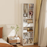 Tangkula 71” Tall Bookcase with Drawer for Living Room