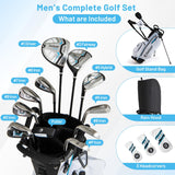 Tangkula 12 Pieces Golf Club Set for Men