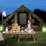 Tangkula 4-6 People Inflatable Tent Easy Setup Glamping Tent for Hiking