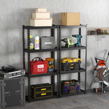 Tangkula 4-Tier Garage Storage Shelves for Warehouse Kitchen Pantry Basement, 27.5" x 12" x 60"