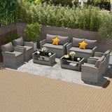 Tangkula 4/8 Pieces Patio Furniture Set