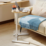 Tangkula Mobile Overbed Bedside Table with Wheels