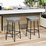 Tangkula Patio Bar Stools Set of 2/4 (29.5”)