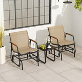 Tangkula 3 Piece Patio Bistro Set