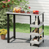 Tangkula 43.5” Outdoor Bar Table