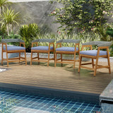 Tangkula Patio Wicker Dining Chairs Set