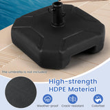 Tangkula Heavy Duty Outdoor Umbrella Weights with Handle