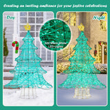 Tangkula 4 FT Lighted Artificial Christmas Tree