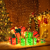 Tangkula 5.6 FT Pre-Lit Gift Box Tower