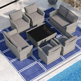 Tangkula 4/8 Pieces Patio Furniture Set