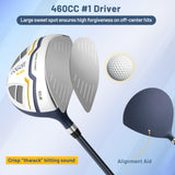 Tangkula 12 Pieces Men's Complete Golf Clubs Set Right Hand