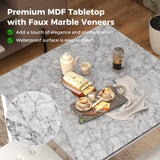 Tangkula 5 Piece Counter-Height Bar Table Set