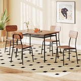 Tangkula Dining Table Set for 4